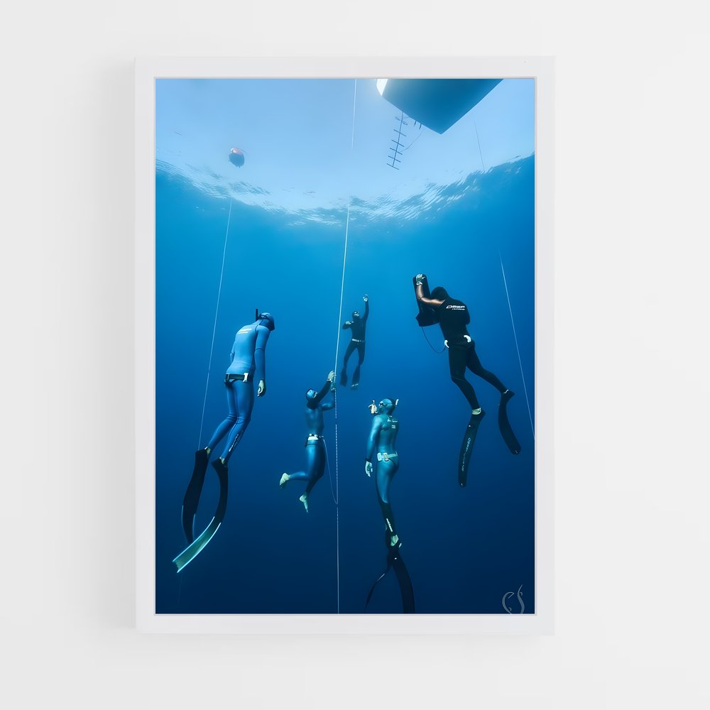 Poster Plongée Collective – affiche Plongée en apnée (vue 3)